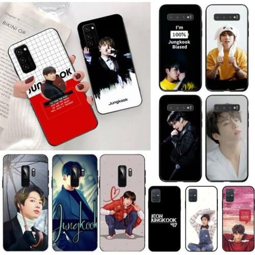 Jeon jungkook kpop Phone Case for Samsung S20 plus Ultra S6 S7 edge S8 S9 plus S10 5G lite 2020