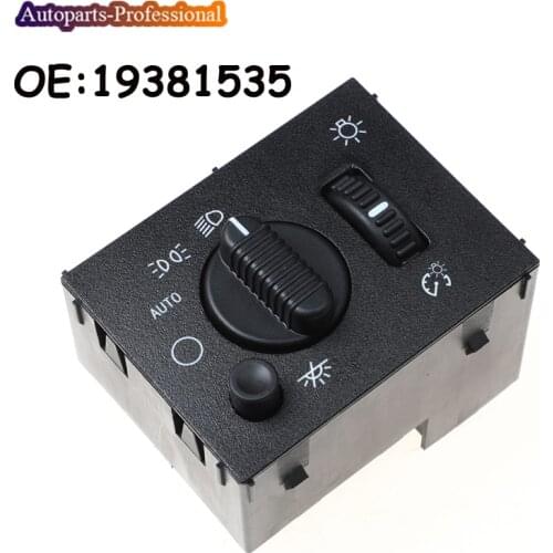 For Chevrolet Silverado Tahoe Suburban Avalanche GMC Headlight Fog Lamp Control light Switch D1595G 15194803 1802-311218 1S8489