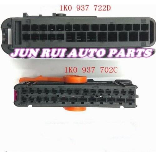 2pcs 28 Pin/Way Female Male Loom Repair Door Harness Docking Connector Plug Socket For Volkswagen AUDI Q5 1K0937702C 1K0937722D