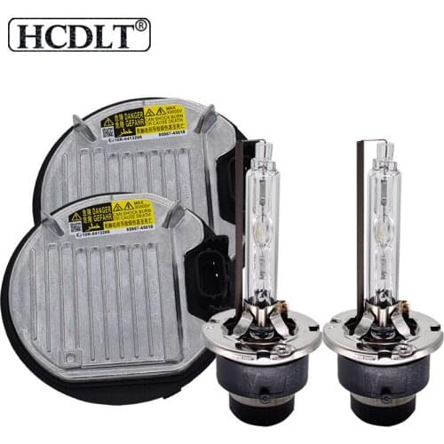 HCDLT D4S Xenon Headlight Ballast Kit 35W 55W D2S Car Light Xenon Lamp Kit DDLT004 85967-45010 For RX GS For Venza Avalon Sienna