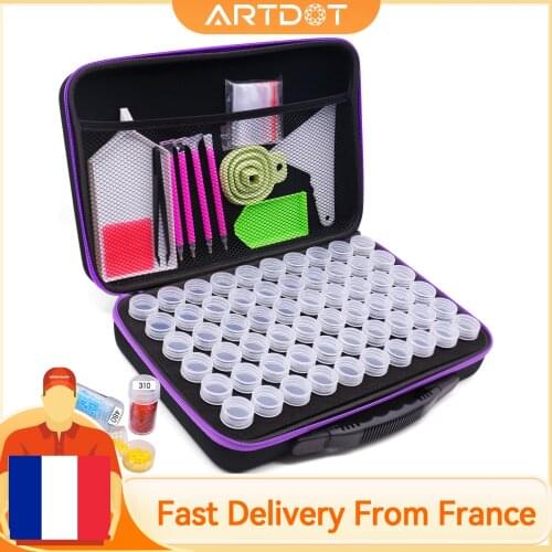 5d Diamond Painting Accessories 7/15/30/60-slot Diamond Painting Storage Box Tools For Diamond Art Embroidery Bead Storage