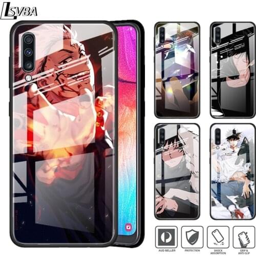 Hot Anime Jujutsu Kaisen For Samsung A01 A11 A21S A31 A41 A51 A52 A71 A72 A81 A91 5G Tempered Glass Phone Case