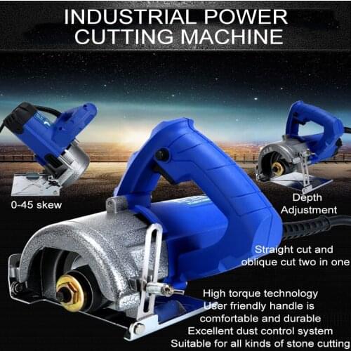 Multifunctional Household Slotting Machine Material Stone Tile Steel Electric Cutting Machine Large Torque Marble Machine