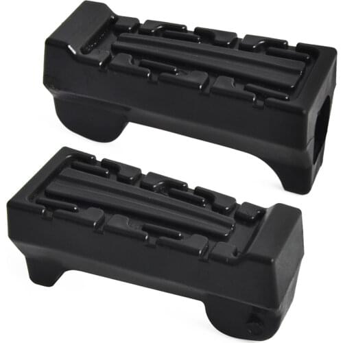 One Pair Front Footrest Foot Pegs Rubbers For Yamaha YBR125 YBR 125 all years