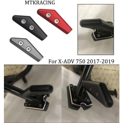 MTKRACING For X-ADV Xadv 750 2017 2018 2019 2020 Motorcycle Accessories Side stand Stand footrest Extension side Stand support