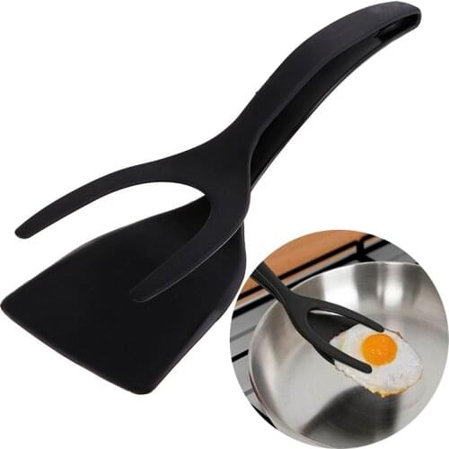 Non-Stick Fried Egg Turners Nylon Cooking Turner Kitchen Utensils Bread Tongs Multifunctional Cooking Tool Band New