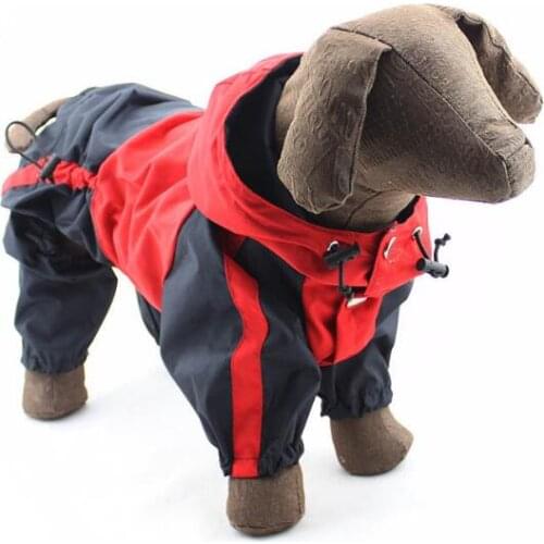 New arrival large dogs raincoat big dog rain jackets clothes pet dog jumpsuits pet tracksuits outwear clothing 1pcs