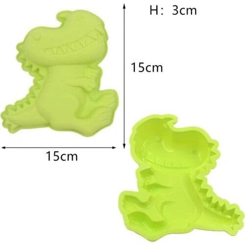 Dinosaur Silicone Molds Cake Decorating Tools Soap Jelly Moulds Kitchen Pastry Baking