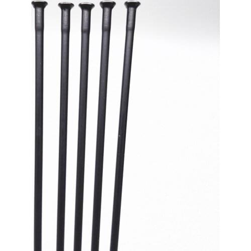 36 Pieces A Lot Pillar Spokes PSR14 Black Color T302 Stainless Steel Material Mountain Bike Straight Pull Spokes For Bike Wheels