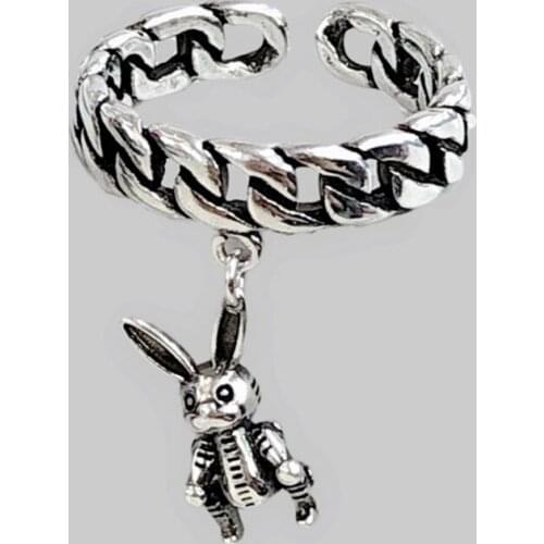 Vintage Rabbit Ear Knuckle Ring For Woman Statement Jewelry Bohemia Geometric Finger Ring Female Wholesale