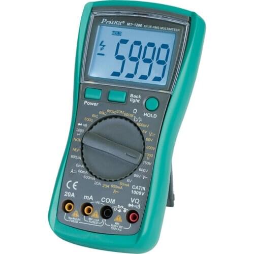 PosKit High Precision Automatic 3 5/6 Digital TRUE RMS Multimeter DC AC Voltage Current Capacity Resistance Tester
