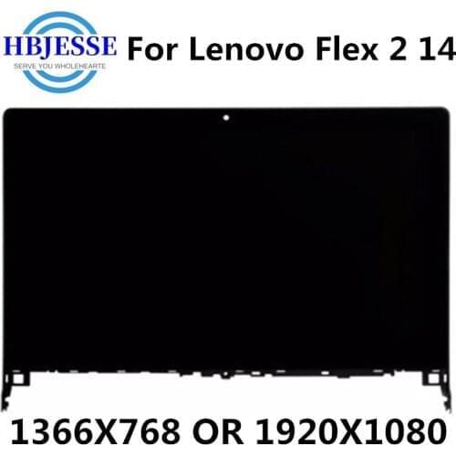 14.0 inch 1920*1080 Laptop LED LCD Display Touch Screen Digitizer Assembly For Lenovo Flex 2-14 2-14D Flex2 14