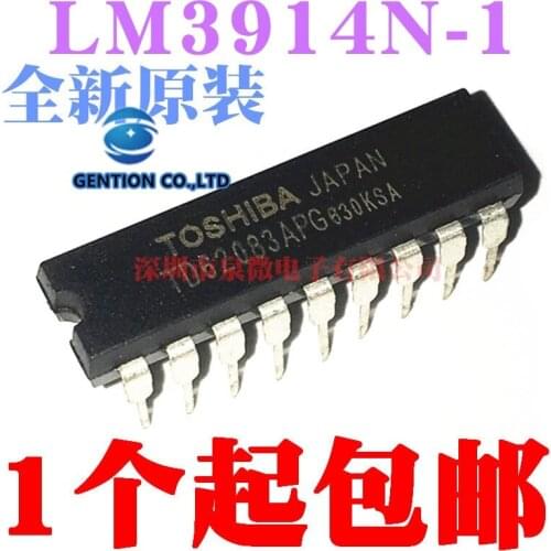 10PCS LM3914 DIP18 LM3914N-1 LED bar graph display drives in stock 100% new and original