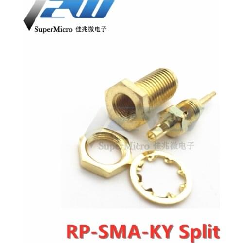 10pcs/lot High frequency coaxial connectors SMA-KY (50 ohm) RF connector SMA-K split