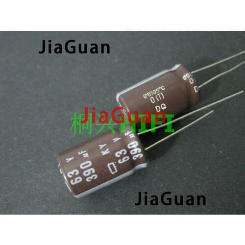 20pcs NEW CHEMI-CON NIPPON KY 63V390UF 12.5x20MM electrolytic Capacitor 390UF 63V NCC 63v 390uf