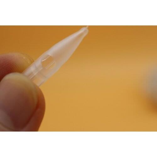 500Pcs 2RL Tattoo Tip Eyebrow Machine Needles Caps For Permanent Makeup Drangon/Mosaic/Merlin Tattoo Machines Eyebrow Lip