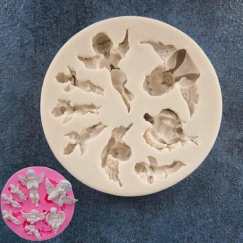 Angel Fondant Chocolate Cake Silicone Mold DIY Kitchen Baking Mold Cake Decoration Tool A1299