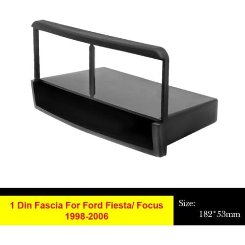 1Din Car Radio Stereo Frame Fascia For Ford Fiesta/ Focus 1 1998 - 2006 DVD Player Panel Mounting Dash Installation Bezel Trim