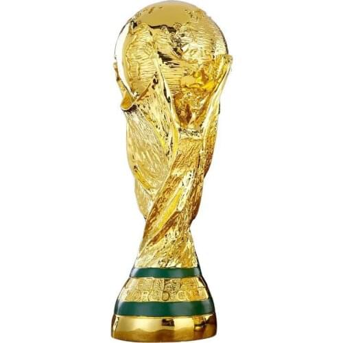 Big Size 41CM Height Golden Color World Cup Football Champion Souvenir Mascot World Cup Toy