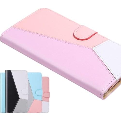 Flip Capa For Case Samsung Galaxy A72 A52 A42 A32 A12 A51 A71 4G 5G S21 Plus Ultra Fe S21Fe S7 Splicing Women Wallet Cover D29G