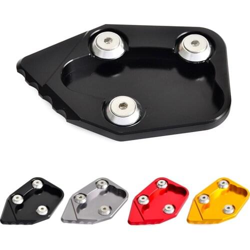 CNC Side Stand Kickstand Base Extension Plate Pad for Honda CBR1000RR 2008-2016 Side Stand Extension Pad Large Plate
