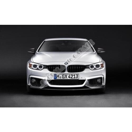 For Bmw F36 Front Bumper Attachment Lip 2010-2020 Piano Glossy Black Splitter Diffuser Universal Spoiler Bumper Mud Flaps Sport