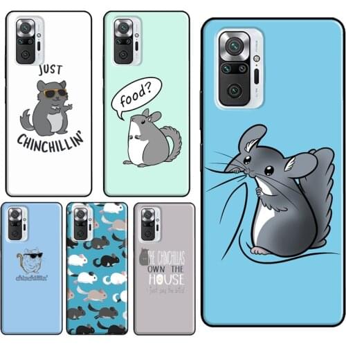 Cute Cartoon Chinchilla For Xiaomi Redmi Note 10 Pro 8T 9S Note 7 8 9 Pro Phone Case For Redmi 9C 9T 9 9A 8A K40