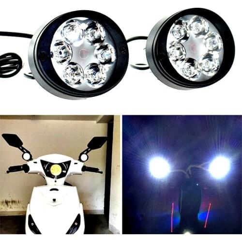 Motorcycle H6 LED Headlight Fog Driving Lights Front Head Lamp with 20W 6000K Motorcycle Light CSP Chips Scooter Accessoire
