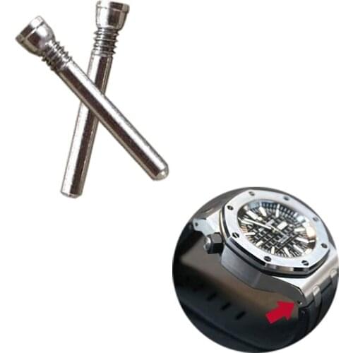 2Pcs High Quality for AP 15703 Watch Screw Tube Generic for Watch band Strap Repair Tool + Screwdiver
