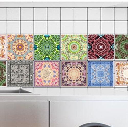 20x100cm Kitchen Bathroom Wall Sticker Oilproof Waterproof Cabinets Tile Stickers PVC Bathroom Home Decor Self Adhesive Decals