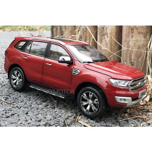 New 1:18 For China Ford Everest 2019 SUV Form Ranger Diecast CAR MODEL TOYS Boys Girls gift Collection Red Metal,Plastic,Rubber