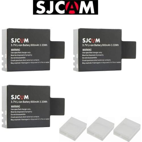 Original SJCAM 3.7V Li-ion Battery for SJCAM SJ4000 Wifi SJ5000 Wifi SJ5000 plus + SOOOCOO C30R C30 C10S Sport Camera batteries