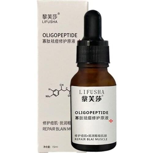 1 PCS Peptide Serum Face Serum Anti-Aging Liquid Female Skin Care Acne Treatment Serum Facial 15Ml Serum facial Whitening