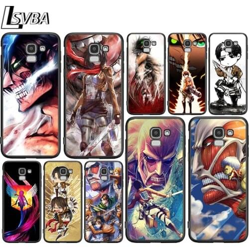 Attack on Titan Anime for Samsung Galaxy J2 J3 J4 Core J5 J6 J7 J8 Prime duo Plus 2018 2017 2016 Silicone Phone Cover