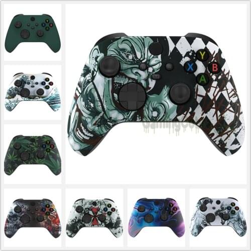 EXtremeRate Replacement Front Housing Shell Custom Cover Faceplate for X-box Series S Controller - Controller NOT Included