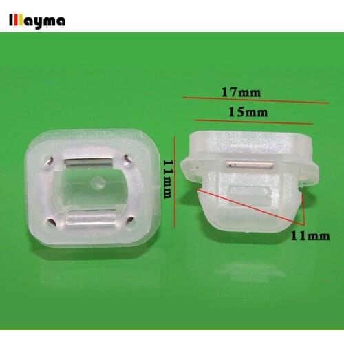 20pcs/pag For BMW 3 series E46 E90 E91 E92 E93 E53 x5 Door Card Insert Trim Grommet Clips Inlay Wood Strip