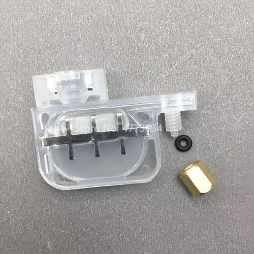 10PCS Transparent Dumper Small Damper With Big Filter For Epson DX3/DX4/DX5 Print Head / For Epson R1800/ R1900 Printer Plotter