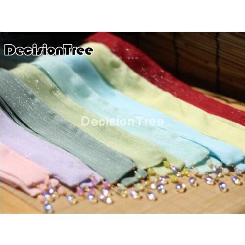 2021 chinese style headband belt antiquity hanfu costume headdress chiffon hair traditional band girls headwear women headdress