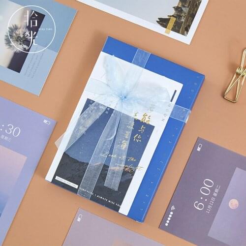 Look At the Moonlight Postcard Exquisite Greeting Cards Message Card DIY Journal Decoration 30Pcs/Lot