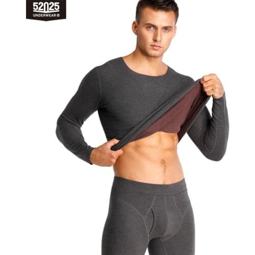 52025 Men Thermal Underwear Women Thermal Underwear Reversible Double-sided Warm Seamless Premium Quality Long Johns Men Thermal