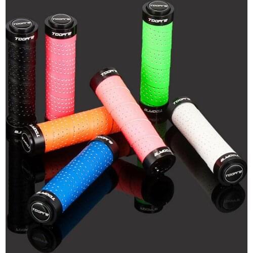 7 color Bike MTB Handlebar Grips Cover 127*34 mm Bicycle Road Mountain Bike Handle Aluminium Alloy Bike Handlebar Hand Cover