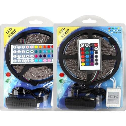 Colorful LED Light SMD 5050 LED Strip Light Flexible Strip Light With Power Supply Remote Contrller For Living Room Decoration