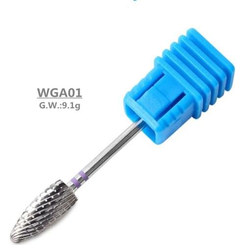 Electric Nail Sander Accessories Nail Tungsten Steel Grinding Head Blue Label Tungsten Steel Drill