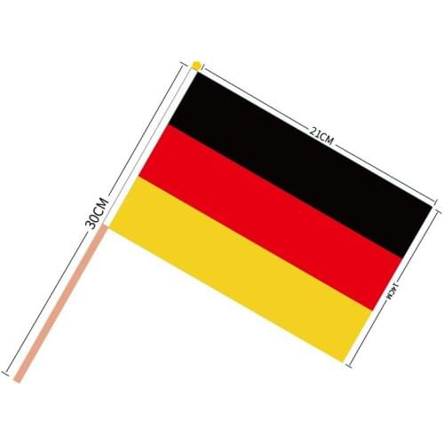 Free shipping flag with 14cm*21cm hand flag waving the flag German flag