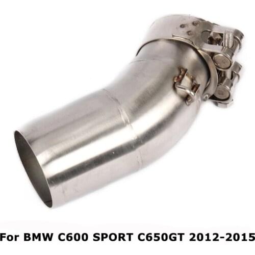 Motorcycle Exhaust Muffler Middle Link Connect Pipe for BMW C600 SPORT C650GT 2012 2013 2014 2015
