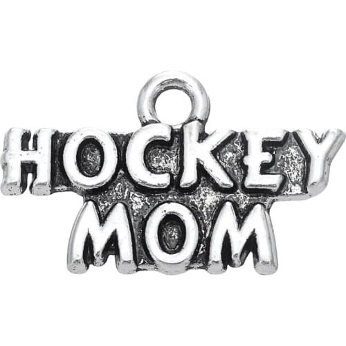 Sport new HOCKEY MOM charms
