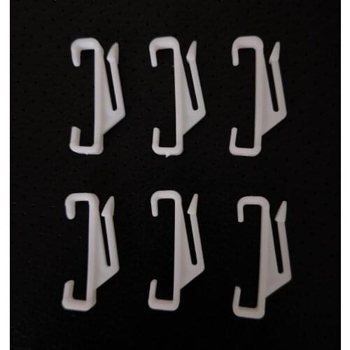 50PCS/lot Curtains Pulley Accessories DIY Plastic Curtain Hooks Decoration
