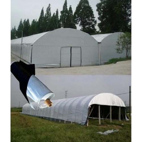 Greenhouse Keep Warm Anti-UV Sunshade Thicken 0.12mm Quality Film 2mx5m Agricultural Cultivate Greenhouse Crops White Black Film