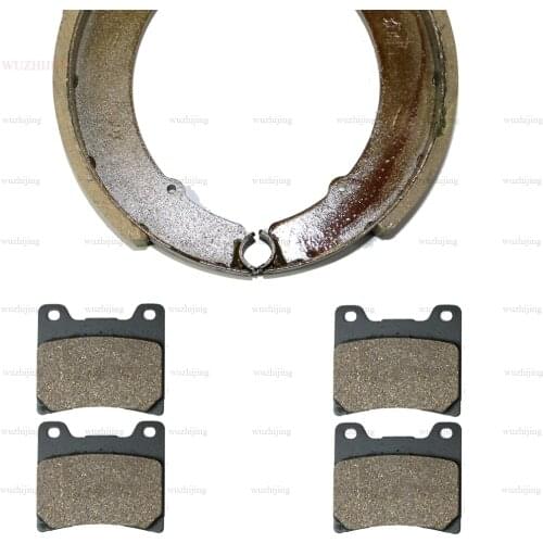 Brake Shoe Pads for YAMAHA XV 750 Virago US version (94-97) Virago 1000 (84-85) 1100 (86-93) Front Rear