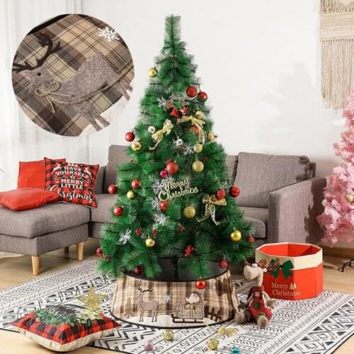 Three-dimensional Christmas Tree Skirt Xmas Party Dress Up Supplies Decoration Arrangement Apron Home Decor with Gift Box Hot
